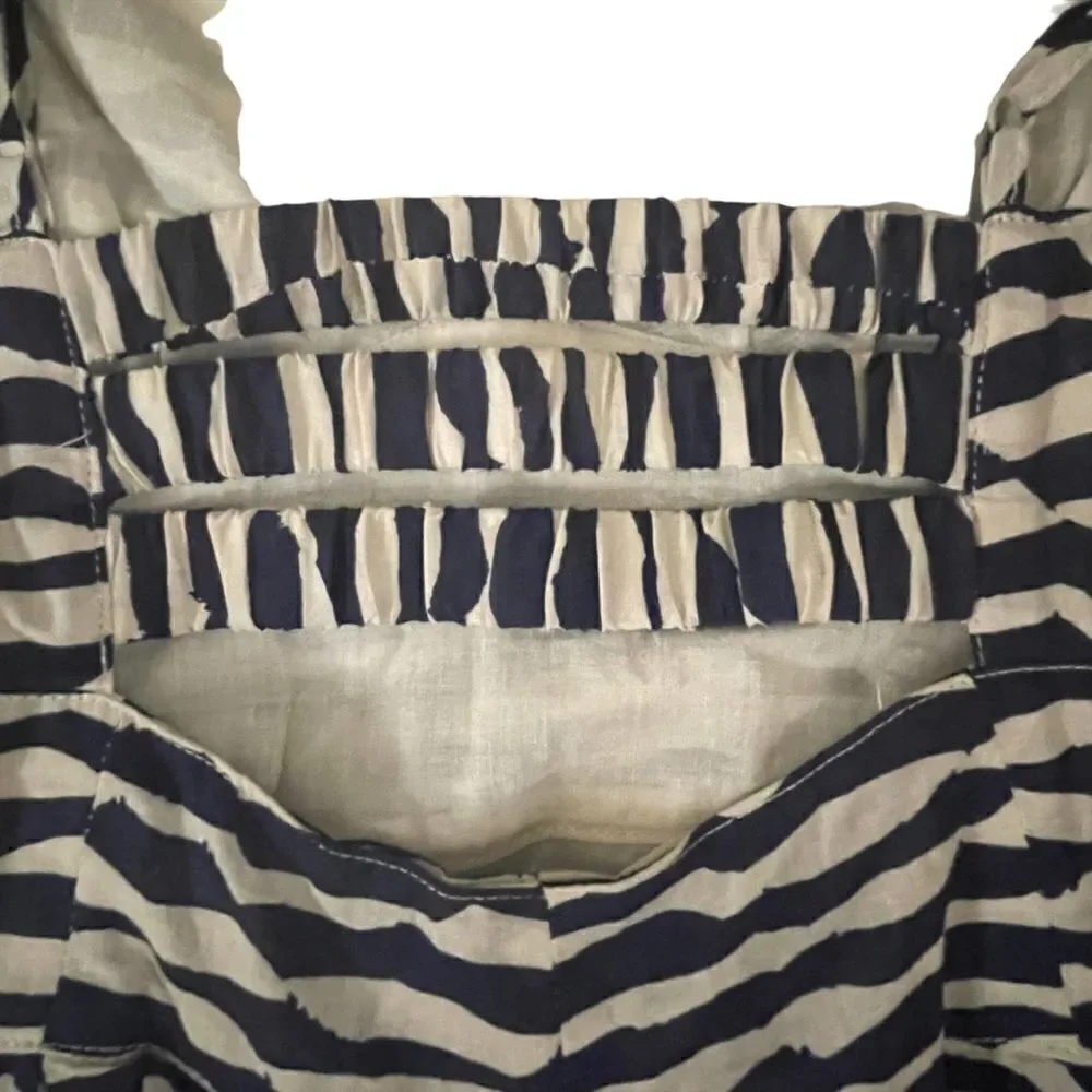 Jack ~ Navy and Cream Dress ~ Fully Lined ~ size M ~ NWT - Picture 5 of 10